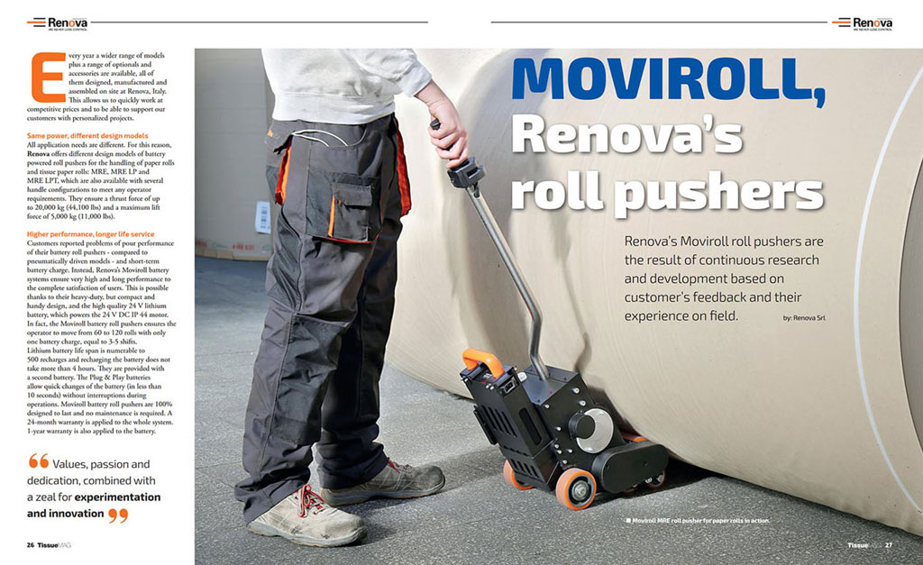 Artículo sobre Moviroll de TissueMag – Mayo 2019