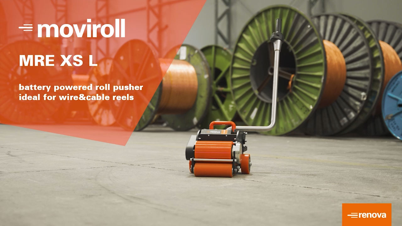 Roll pushers for paper and corrugated